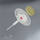 LIKOV Fasádní hmoždinka WKRET-MET ® - DRIVE W 6 s kovovým šroubem do dřeva délka 140mm